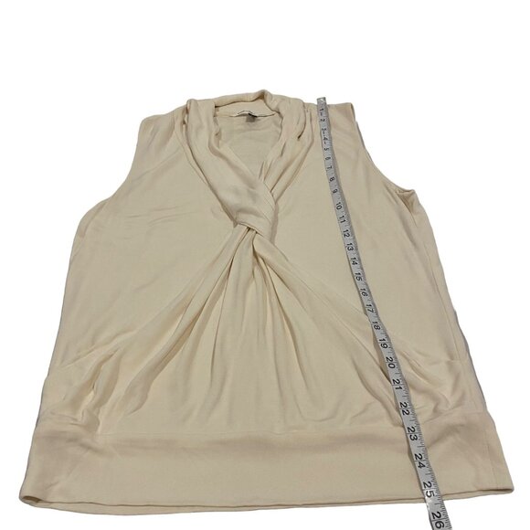 Diane von Furstenberg Baker Top‎ Cream Size 10 - Picture 8 of 8